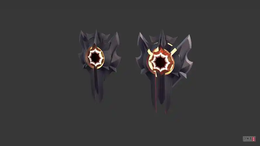 英雄联盟 [曙光女神-日蚀骑士] 武器及盾牌