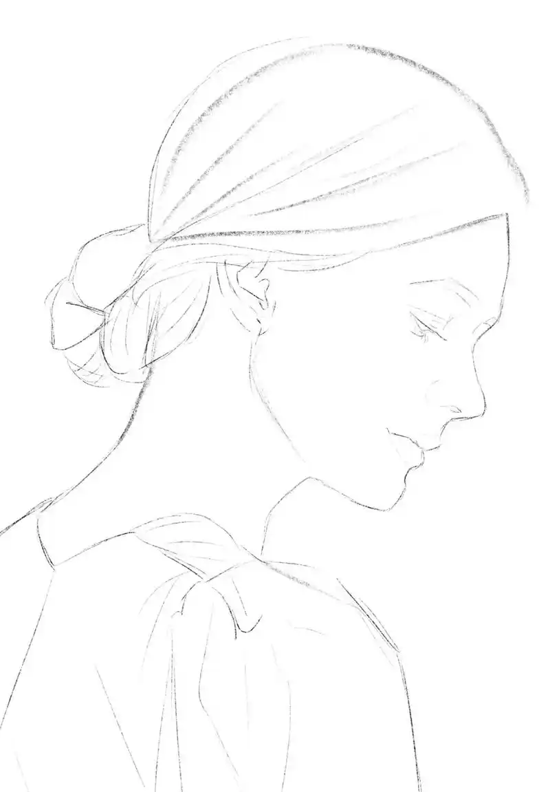 procreate绘画 #画画 #人物肖像  - 抖音