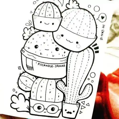 创意简笔画篇每天学一幅简笔画-史上最全最好看的字母设计手绘你要的