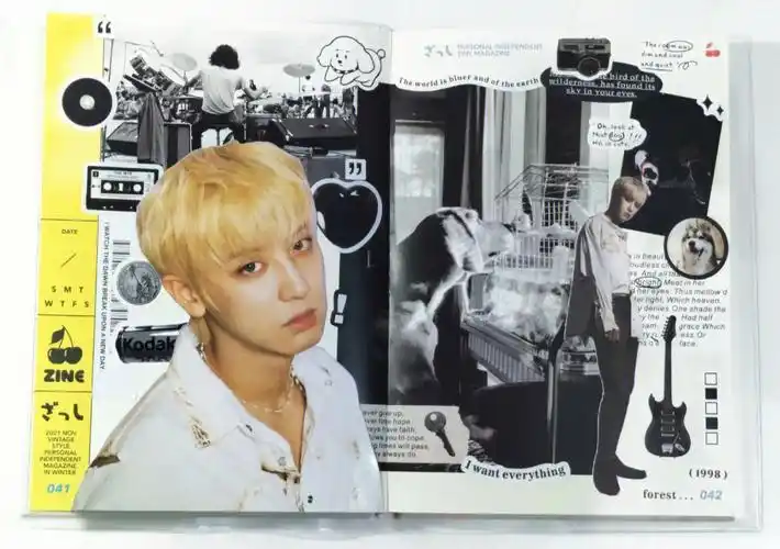 朴灿烈手账拼贴