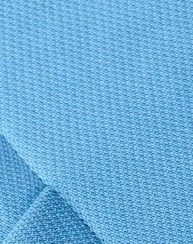 天蓝色纯色修身显瘦短袖连衣裙