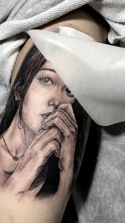 广州纹身#把喜欢的人纹在身上,爱一个人就要坚定