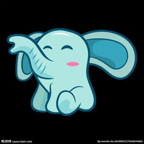 卡通大象图片