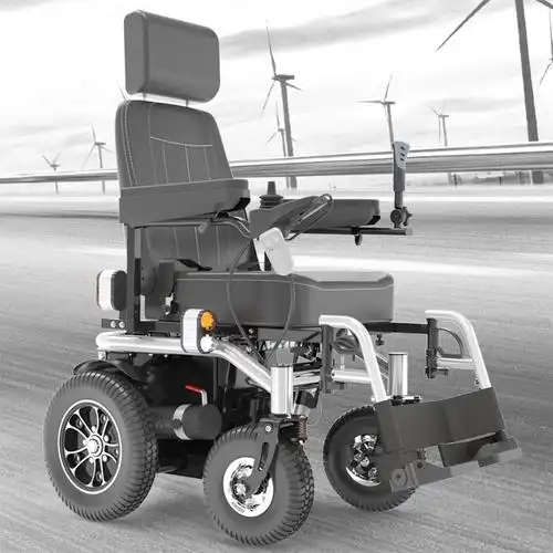 伊凯电动轮椅户外全自动智能残疾人越野型锂电池室外代步车坐姿可躺