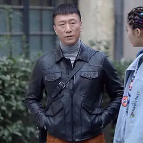 处理好先生孙红雷同款真皮皮衣男羊皮青年机车皮衣男修身夹克外套