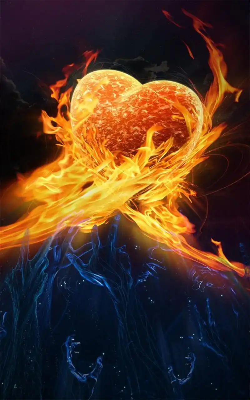 创意设计火焰图案炫酷高清手机壁纸