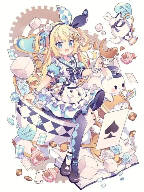 二次元动漫侧身动态人物素材分享20