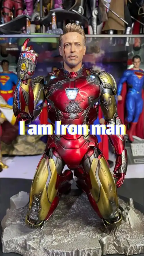 hottoys钢铁侠马克85战损版