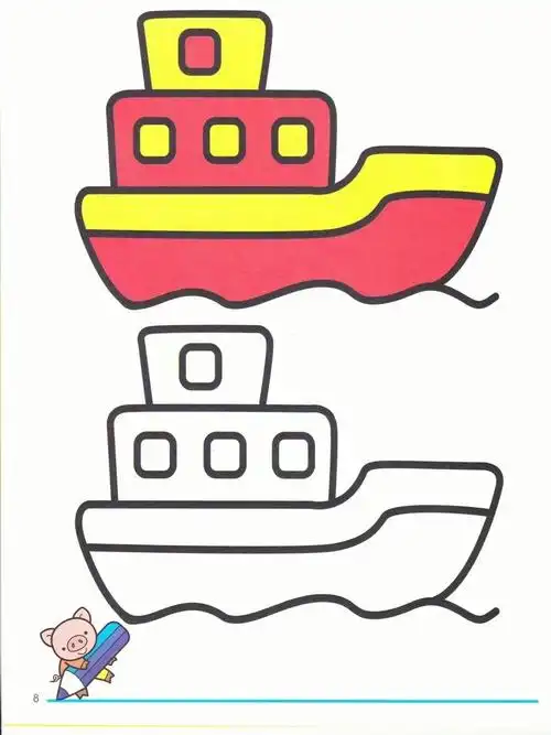 涂色  #小班  #美术