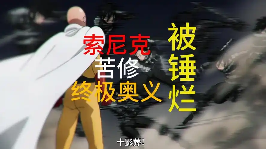 【一拳超人】索尼克被琦玉老师狠狠揉拧