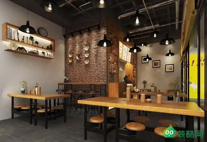 酒楼餐厅200㎡清新风格大全包说到螺蛳粉,想到的是臭.