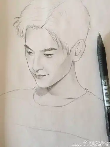 杨洋素描照片越多越好