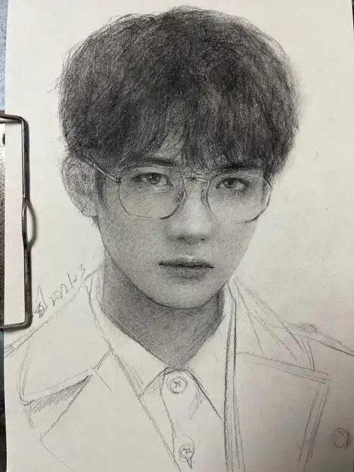 寻找小红书绘画大神  #周深  #素描