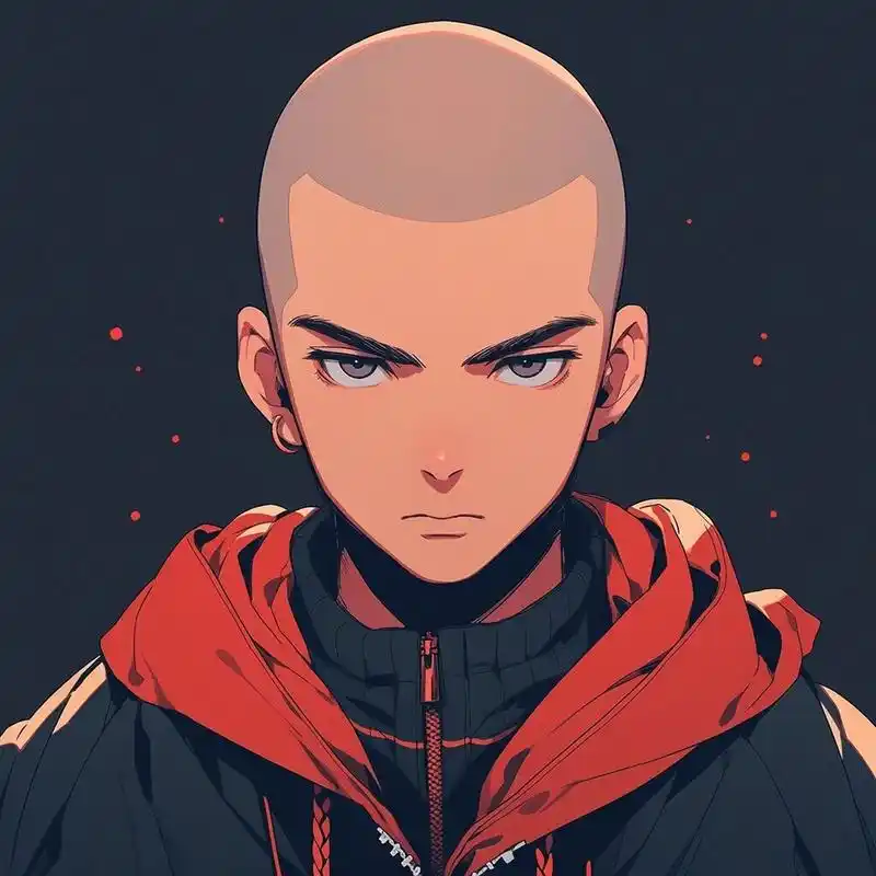 【盯】midjourney动漫风男头 响应粉丝要求加更一期寸头男生