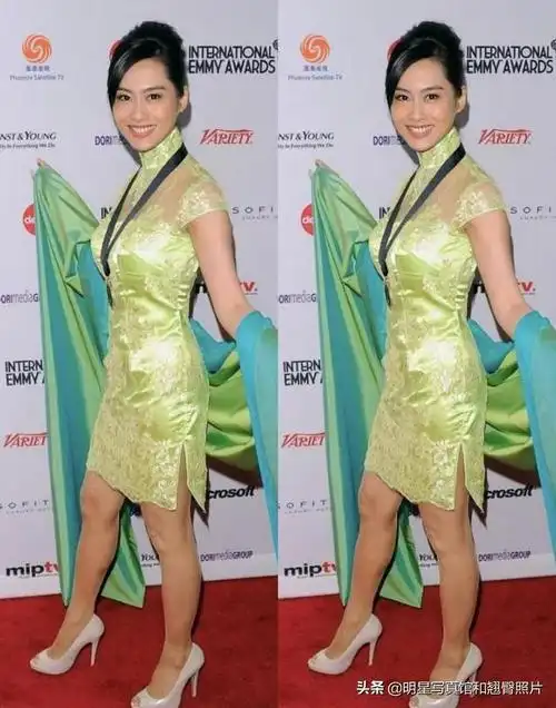 朱茵旗袍前凸后翘翘臀加完美身材