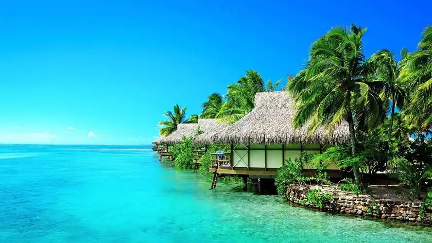 海边别墅(风景静态壁纸) - 静态壁纸下载 - 元气壁纸