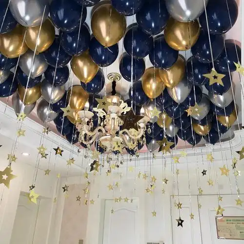 公司专卖店周年庆装饰气球成人宝宝生日会场派对聚会求婚场景布置