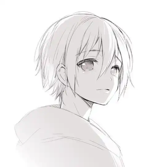 人冷酷简笔画漂亮的衣服简笔画男生头像关于跳舞的动漫男生头像简笔画