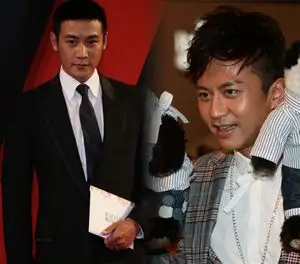 陆毅新发型帅气亮相 准爸爸邓超童心未泯