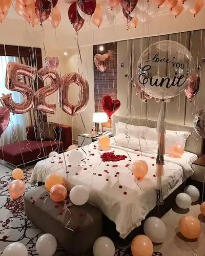 铂尔曼套房婚房布置方案