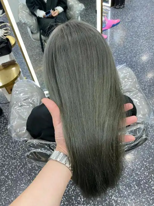 柯桥染发  #柯桥哪里染发好  #柯桥理发店  #柯桥发型师#雾霾 青灰色