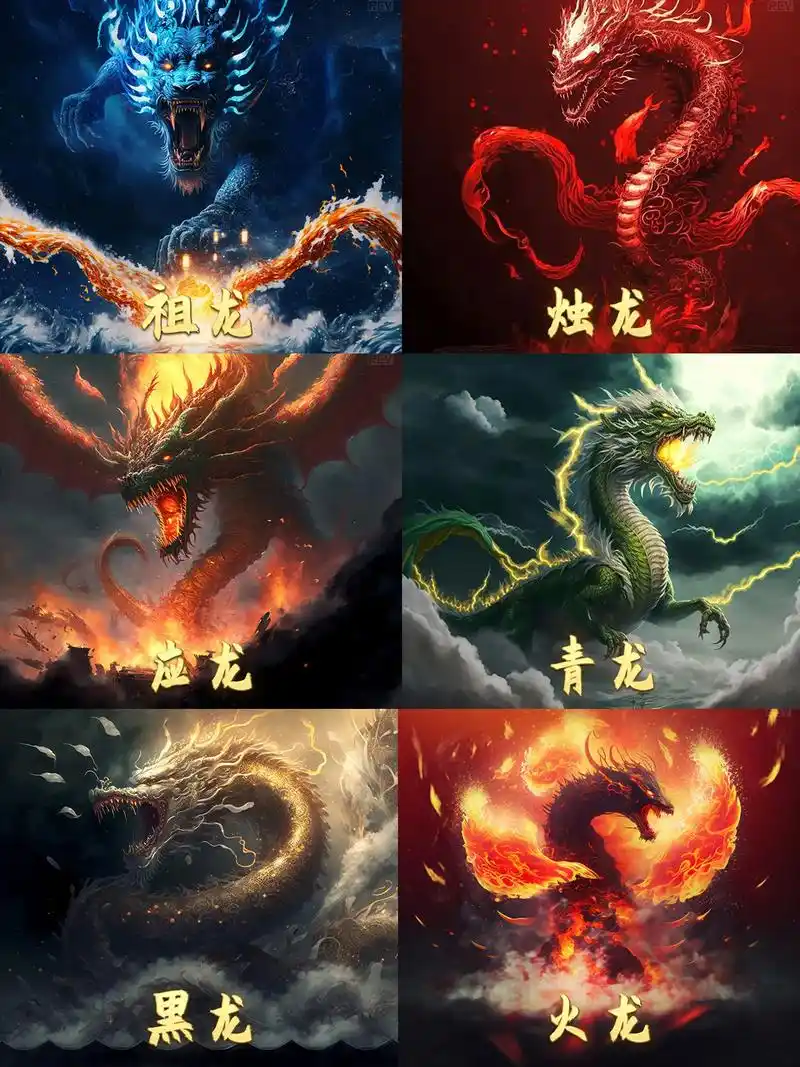 * 祖龙:中国古代神话传说中最古老的龙.根据《 - 抖音