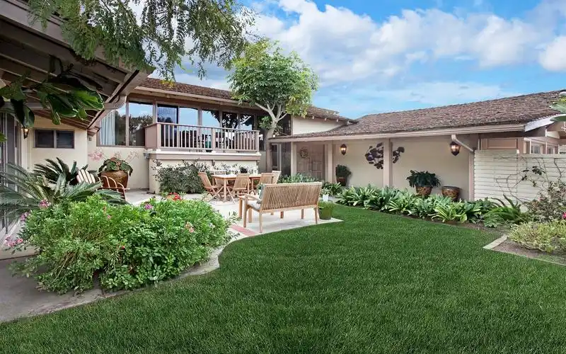 达纳点,美国,豪宅,房子,灌木,草坪 壁纸 - 1440x900