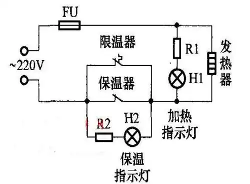 简析电饭煲电路原理图