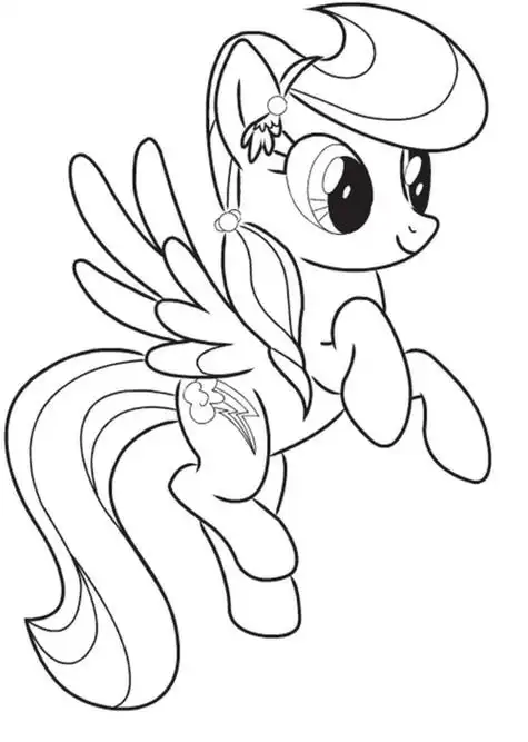 小马宝莉的简笔画