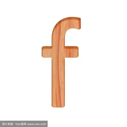 小写字母图案美丽的3d孤立在白色背景(设计辅音f)