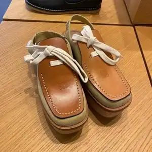 正品代购 loewe罗意威 女士真皮休闲增高鞋女鞋