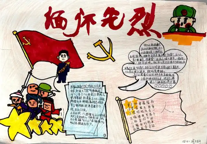 党史故事,并在阅读基础上结合自己的理解,将阅读感悟制作成"红读小报"