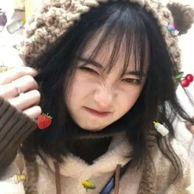 清晰呆萌女生真人头像搞怪卖萌的女头图片