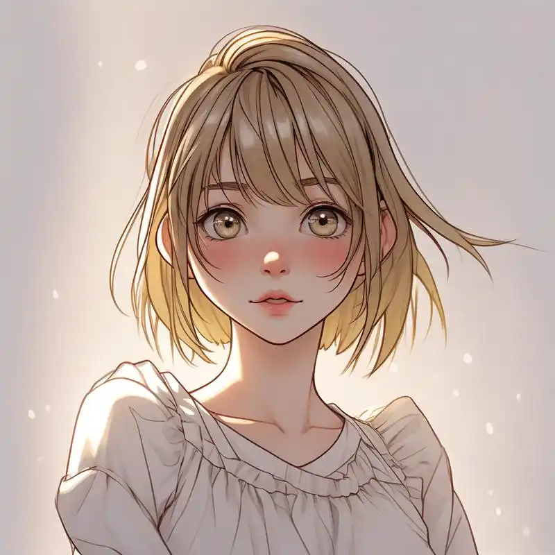 漫画风头像来袭96 全新比耶漫画风格头像来啦!