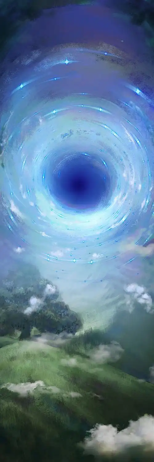 山间的宇宙|插画|插画习作|压缩投影 - 原创作品 - 站酷 (zcool)