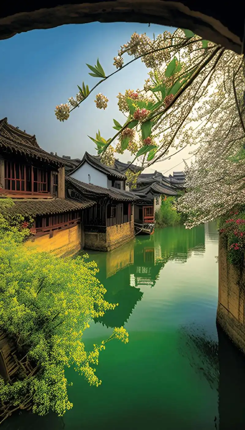 为了拍下这乌镇四季,我往返八次才终于拍到,好的风景当然要分享 - 抖