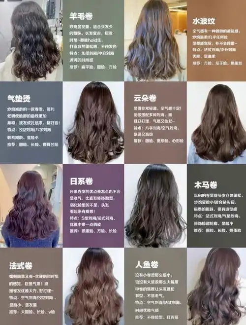 2020秋冬卷发发型卷 自然韩式造型中烫发造型烫长发今天给姐妹们