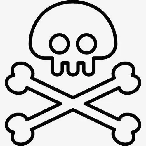 风格骷髅头简笔画图片免抠素材骷髅头简笔画吓人用的骷髅头图片简笔画