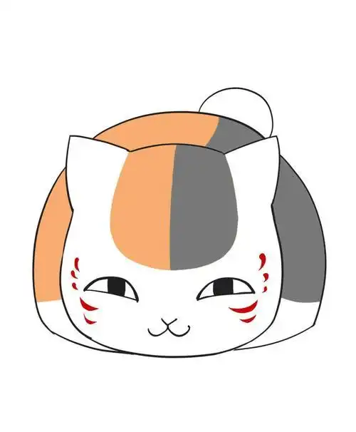 猫咪老师臭美简笔画 简笔画图片大全-普车都