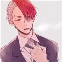 抽烟动漫男头动漫二次元烟瘾少年头像图片