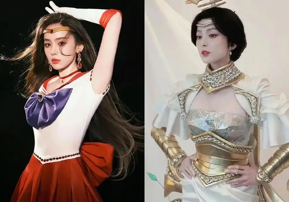 古力娜扎cos王者荣耀貂蝉,雪肌白发惊艳网友,生图比精修还美!