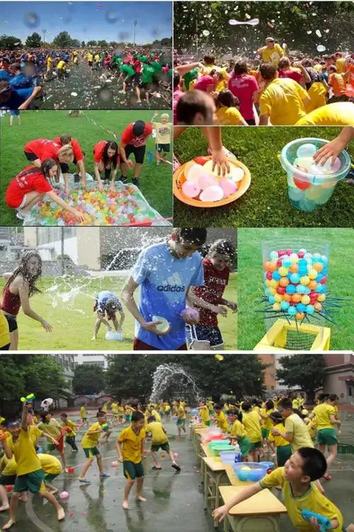 凭霄水气球补充包 夏天儿童水气球打水仗快速注水玩具水汽球补充包