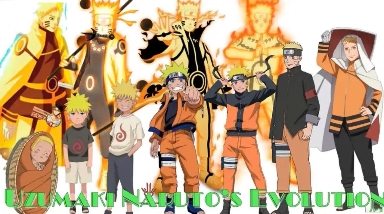 火影忍者:鸣人从小到大24种不同的样子,你都见过么?