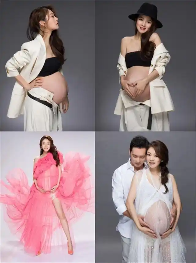 安以轩晒二胎孕照,四肢纤细令人生羡,评论区却在看肚型猜男女_孕妇