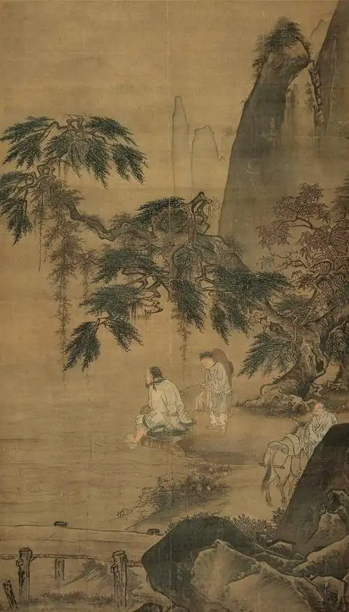 酷似马远的明代院体画家王谔作品集