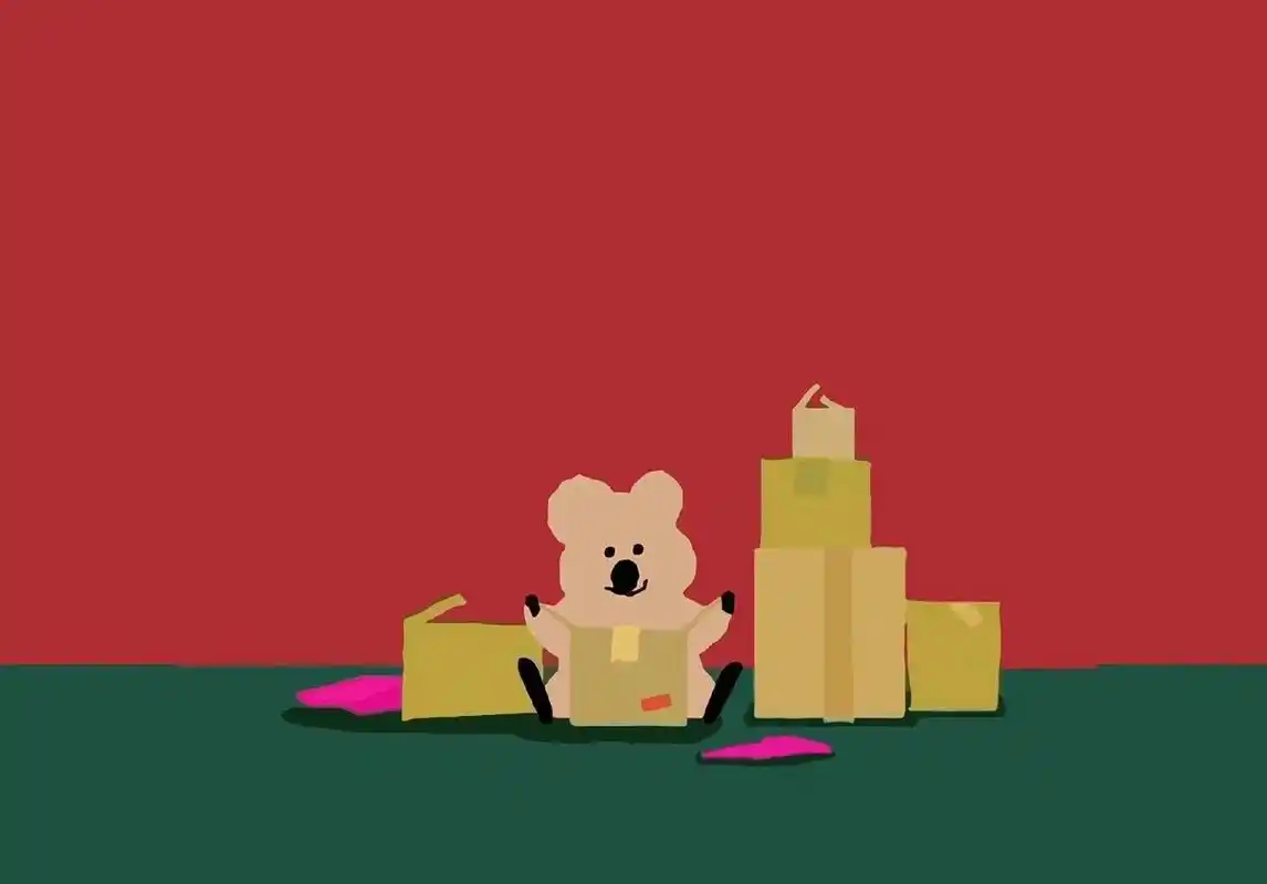 柿子椒熊壁纸 | ipad/macbook可爱壁纸 可爱熊熊谁能抗拒呢 #可爱壁纸