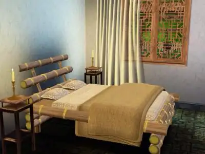 古代房屋 古代背景 古代场景 古风 竹屋 木屋 室内 风景 农家小院