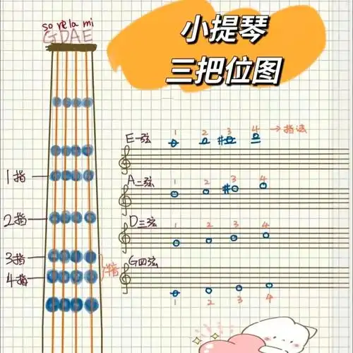 小提琴三把位图