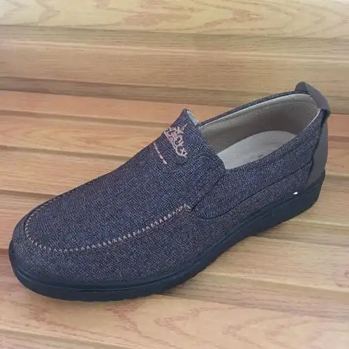 正品老北京布鞋千层底方口男单鞋德福祥礼服呢牛津防滑底大码相巾-hao