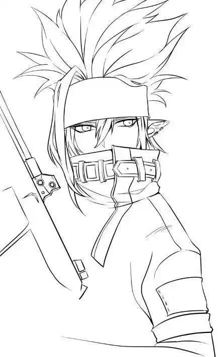 绘画技能分享线稿分享第69期凹凸世界